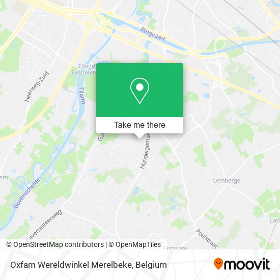 Oxfam Wereldwinkel Merelbeke map