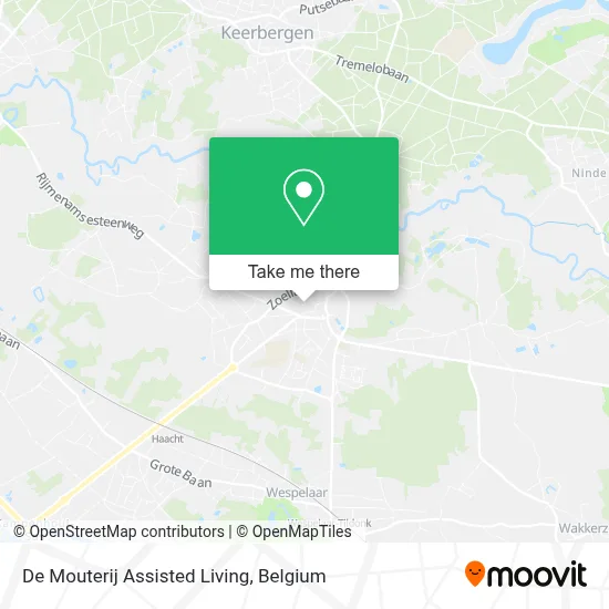 De Mouterij Assisted Living map