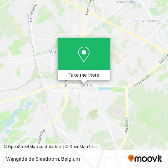 Wijngilde de Sleedoorn map