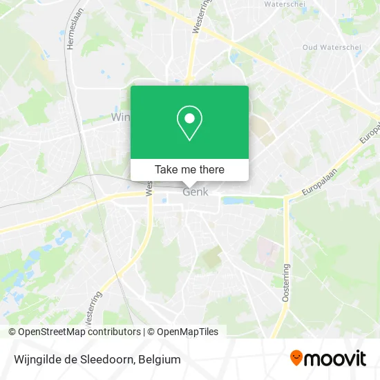Wijngilde de Sleedoorn map