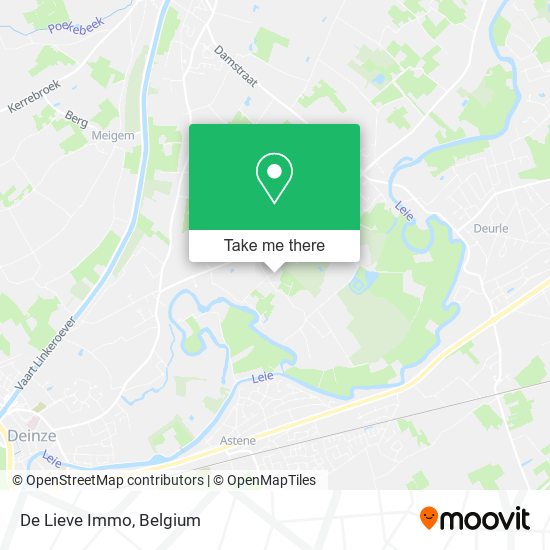 De Lieve Immo map