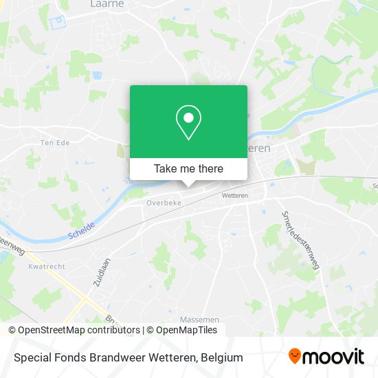 Special Fonds Brandweer Wetteren map