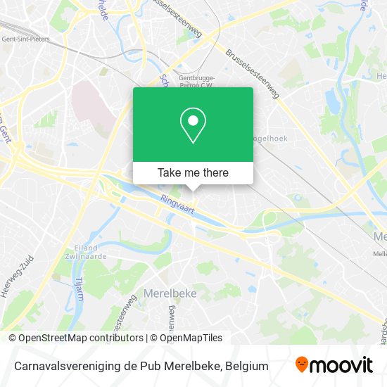 Carnavalsvereniging de Pub Merelbeke map