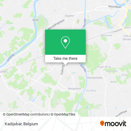 Kadijsbar map