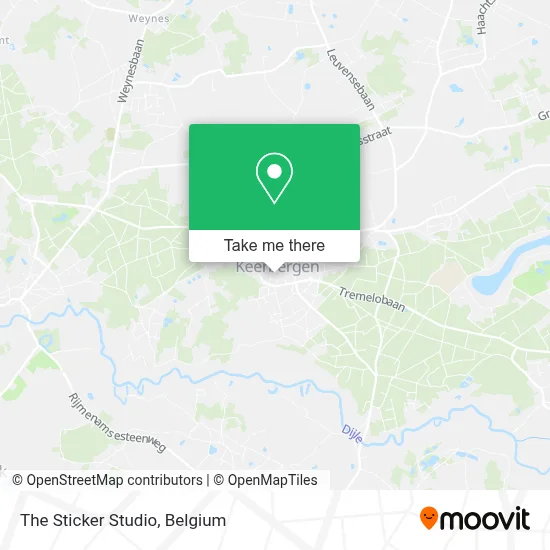 The Sticker Studio map