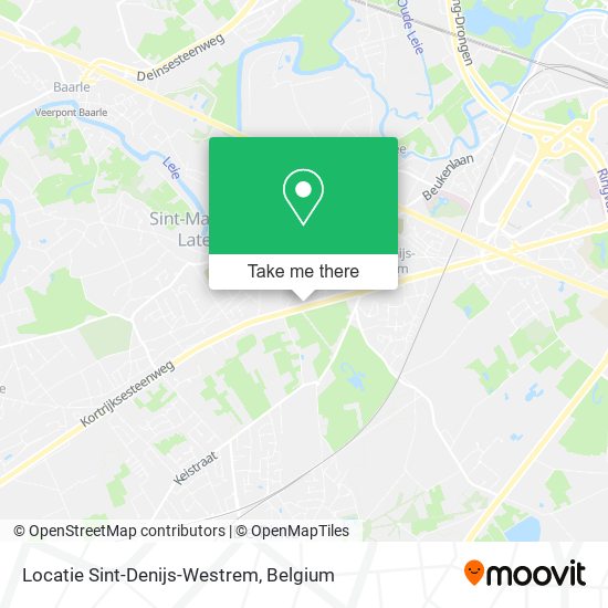 Locatie Sint-Denijs-Westrem map