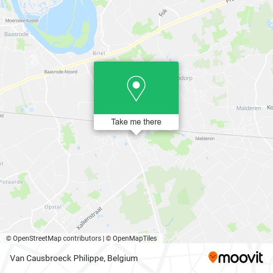 Van Causbroeck Philippe map