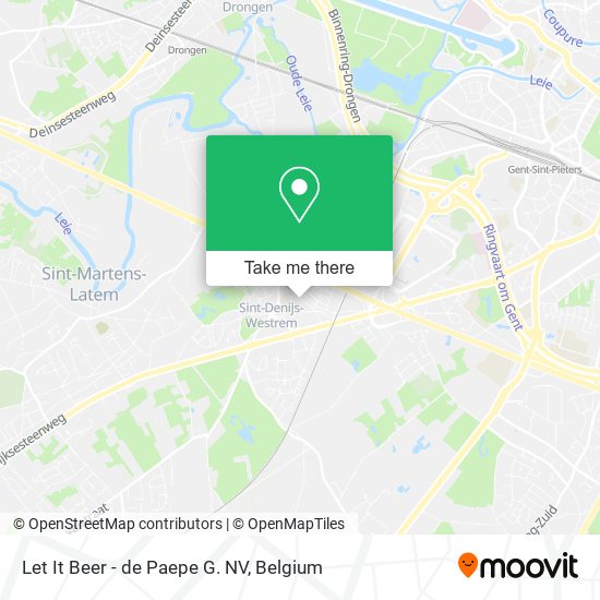 Let It Beer - de Paepe G. NV map