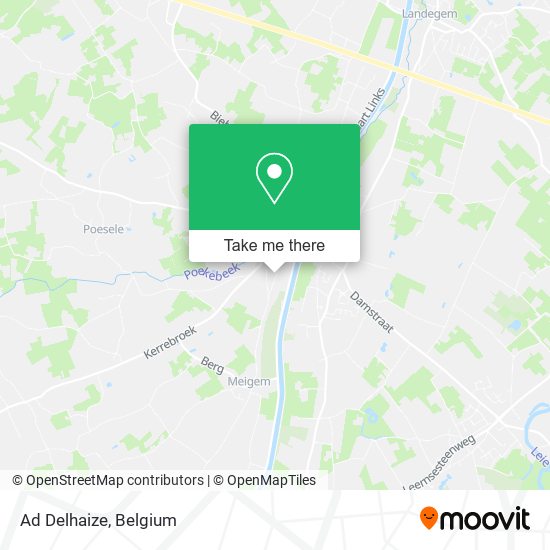 Ad Delhaize map