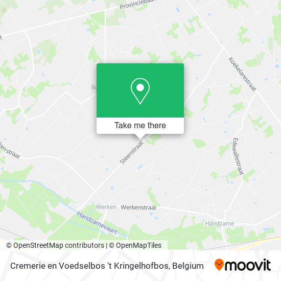 Cremerie en Voedselbos 't Kringelhofbos map