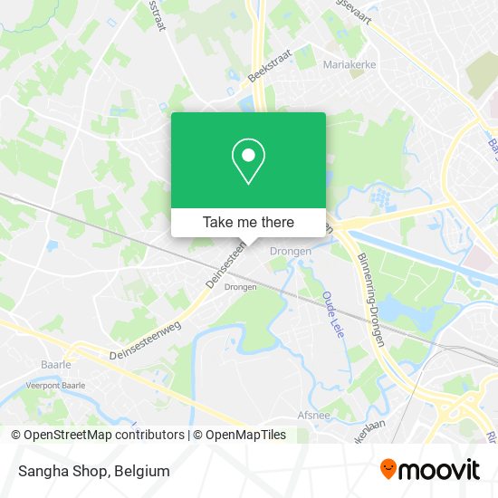 Sangha Shop map