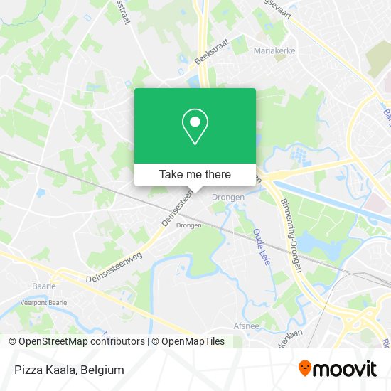 Pizza Kaala map