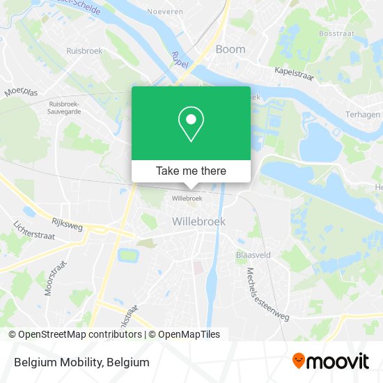 Belgium Mobility map