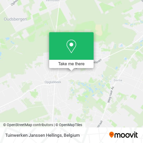 Tuinwerken Janssen Hellings map