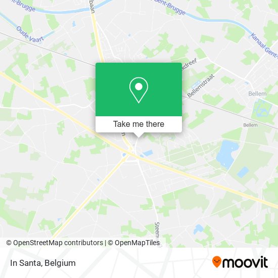 In Santa map