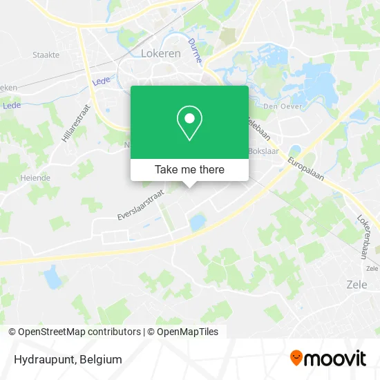 Hydraupunt map