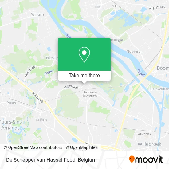 De Schepper-van Hassel Food map