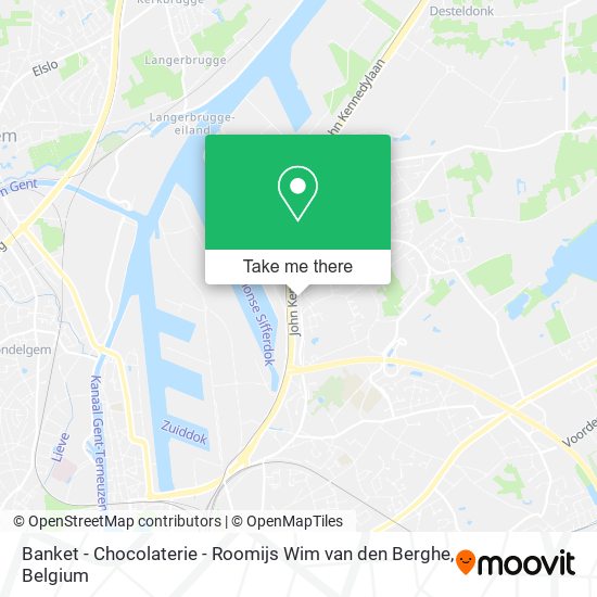 Banket - Chocolaterie - Roomijs Wim van den Berghe plan