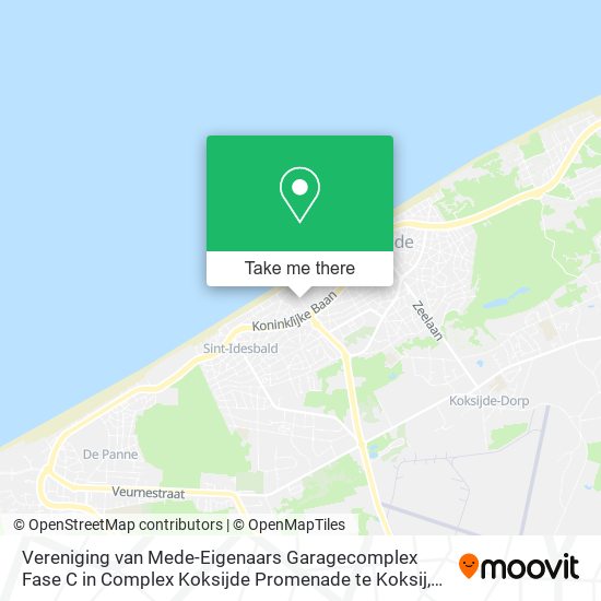 Vereniging van Mede-Eigenaars Garagecomplex Fase C in Complex Koksijde Promenade te Koksij map