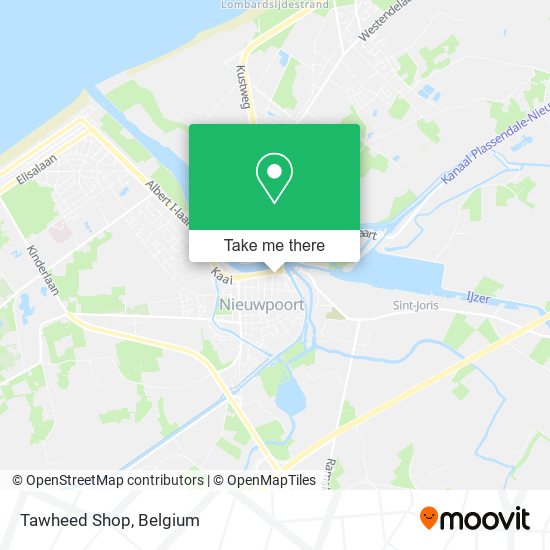 Tawheed Shop map
