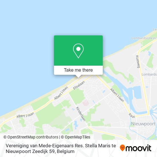 Vereniging van Mede-Eigenaars Res. Stella Maris te Nieuwpoort Zeedijk 59 map