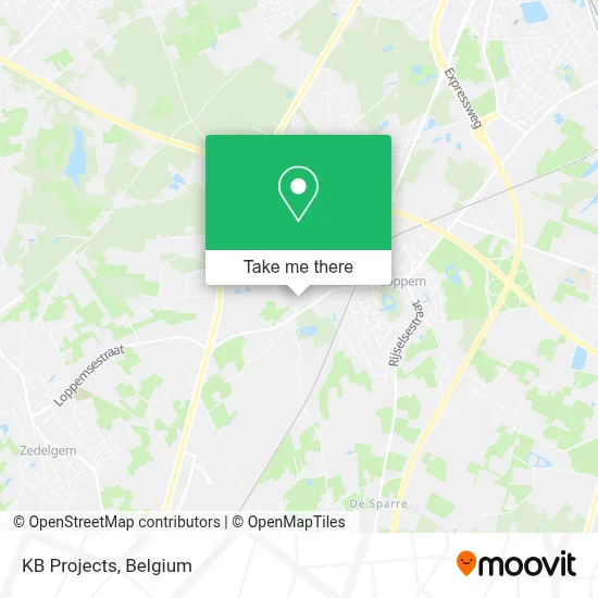 KB Projects map