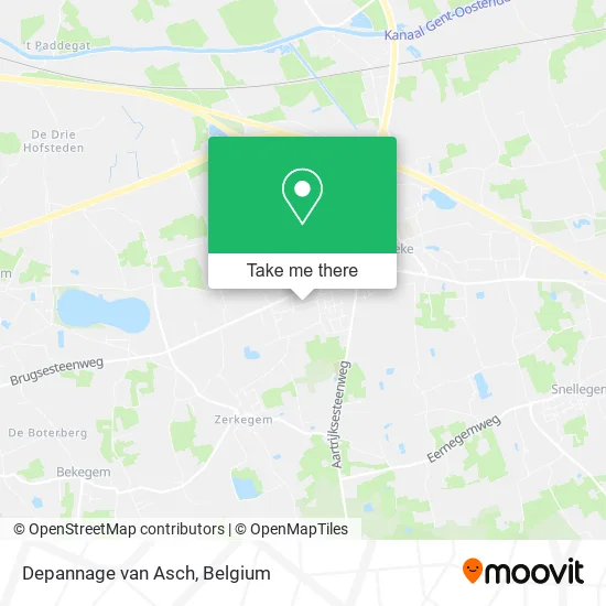 Depannage van Asch map
