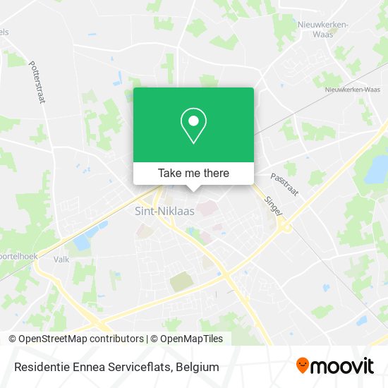 Residentie Ennea Serviceflats map