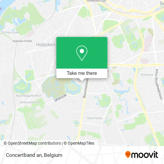 Concertband an map