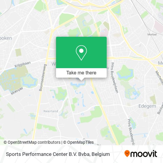 Sports Performance Center B.V. Bvba map