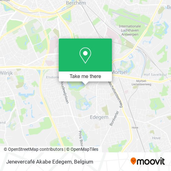 Jenevercafé Akabe Edegem plan