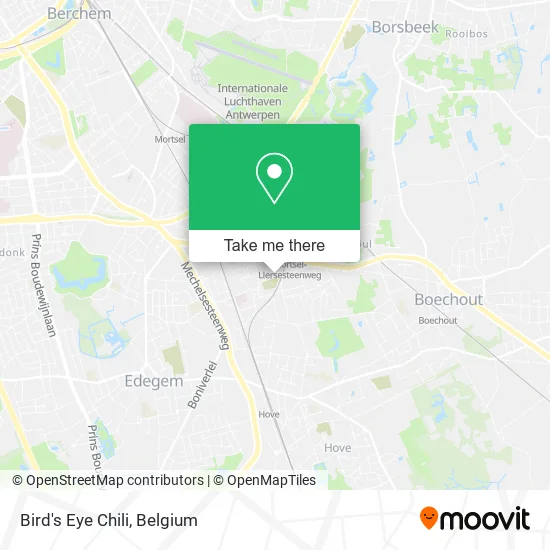 Bird's Eye Chili map