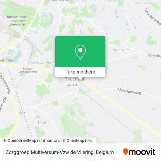 Zorggroep Multiversum-Vzw de Vliering plan