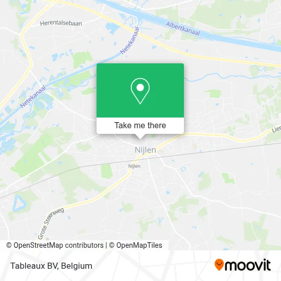 Tableaux BV map