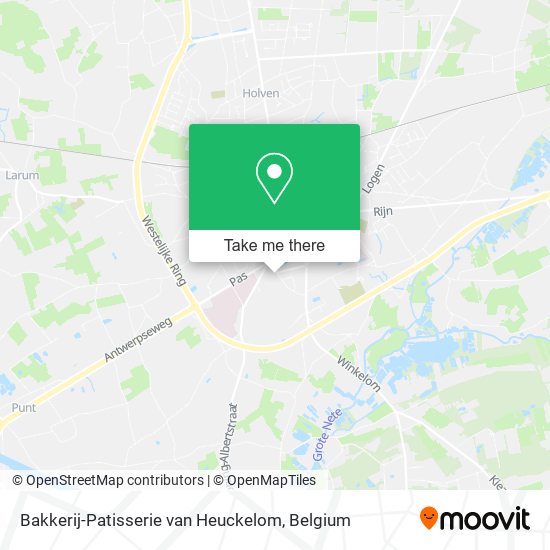 Bakkerij-Patisserie van Heuckelom map