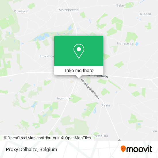 Proxy Delhaize map