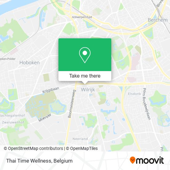 Thai Time Wellness map