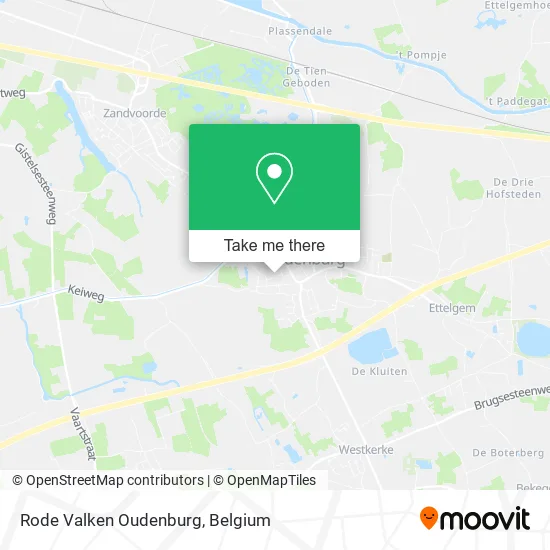 Red Falcons Oudenburg map