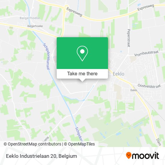 Eeklo Industrielaan 20 plan