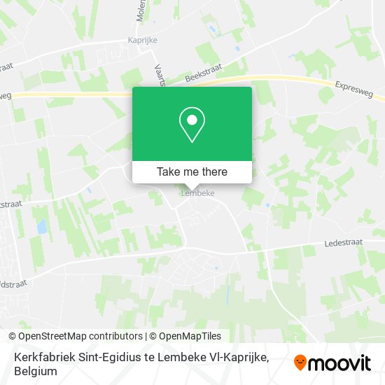 Kerkfabriek Sint-Egidius te Lembeke Vl-Kaprijke map
