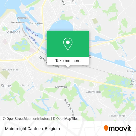 Mainfreight Canteen map