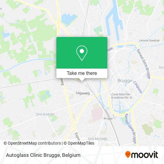 Autoglass Clinic Brugge map