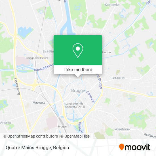 Quatre Mains Brugge plan