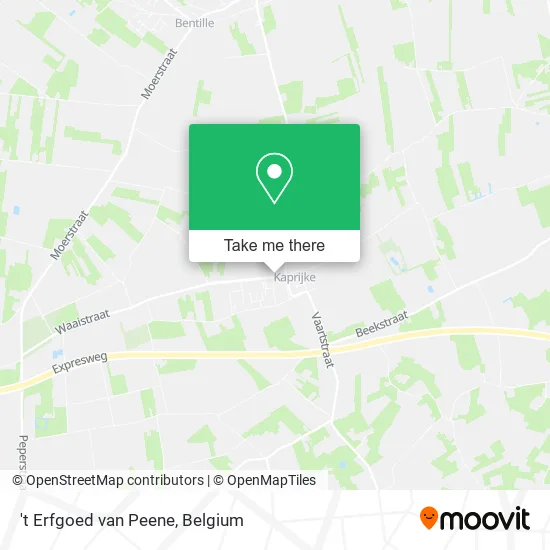 't Erfgoed van Peene plan