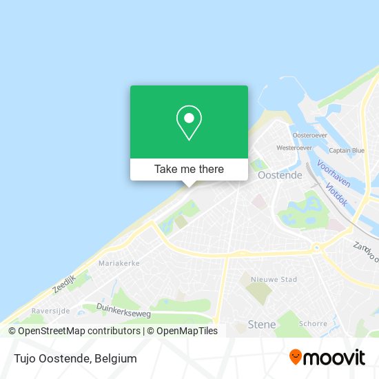 Tujo Oostende map