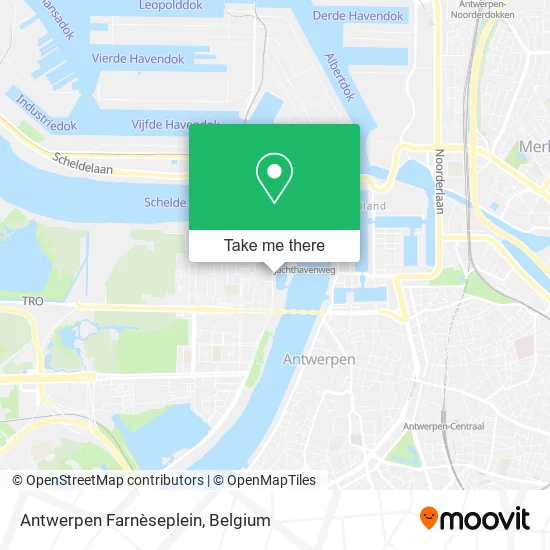Antwerpen Farnèseplein map