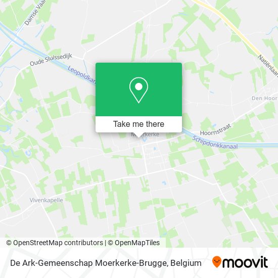 De Ark-Gemeenschap Moerkerke-Brugge map