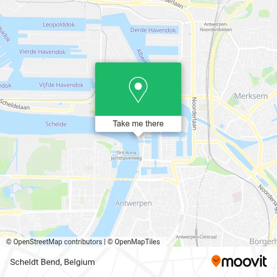 Scheldt Bend map