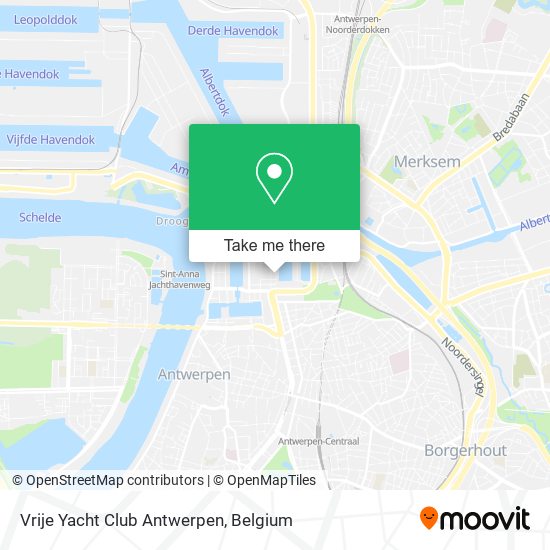 Vrije Yacht Club Antwerpen map