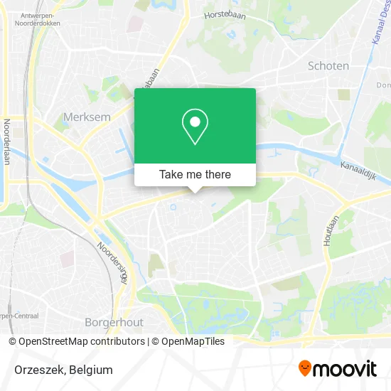 Orzeszek map